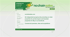 Desktop Screenshot of nochainsales.com