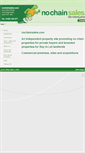 Mobile Screenshot of nochainsales.com